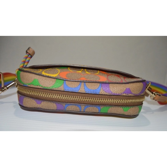 Coach Rainbow Mini Camera Crossbody Bag - Picture 5 of 8